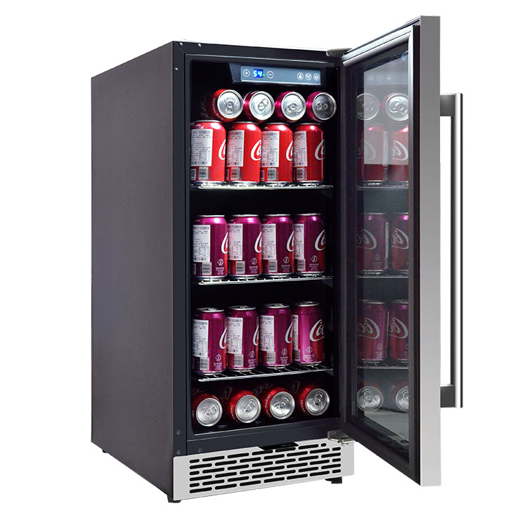 Wine Beer Fridge Cabinet - OEM小型ドリンクバー冷蔵庫 カスタム冷蔵庫 ガラス扉飲料クーラー ワイン/ビール保管庫
