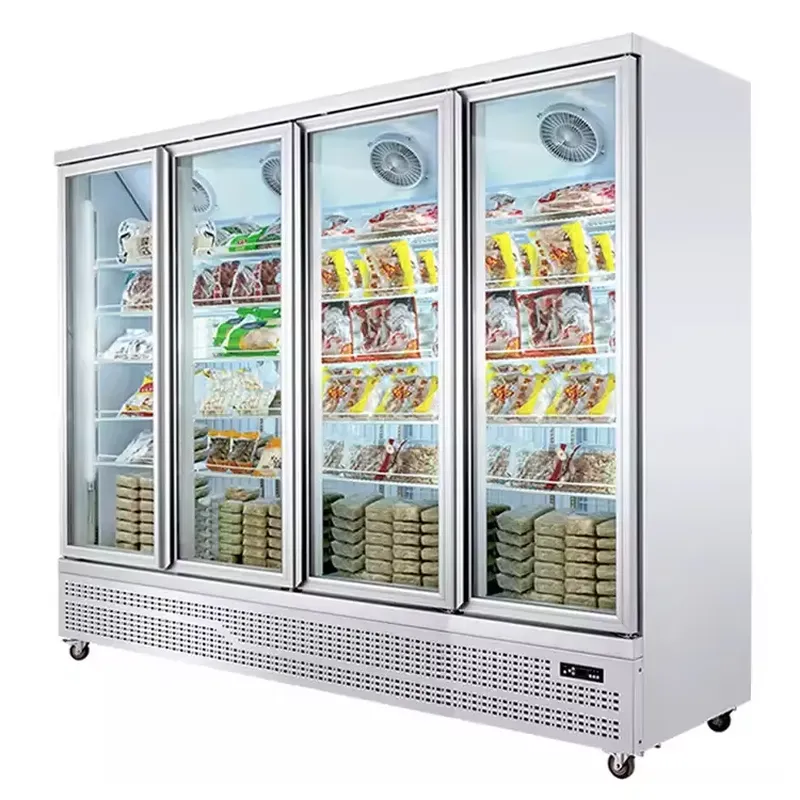 Wine Beer Fridge Cabinet - カスタムガラス扉付き家庭用およびバー用ボトルビール飲料冷蔵庫ショーケースディスプレイキャビネット大型赤ワインクーラー冷蔵庫