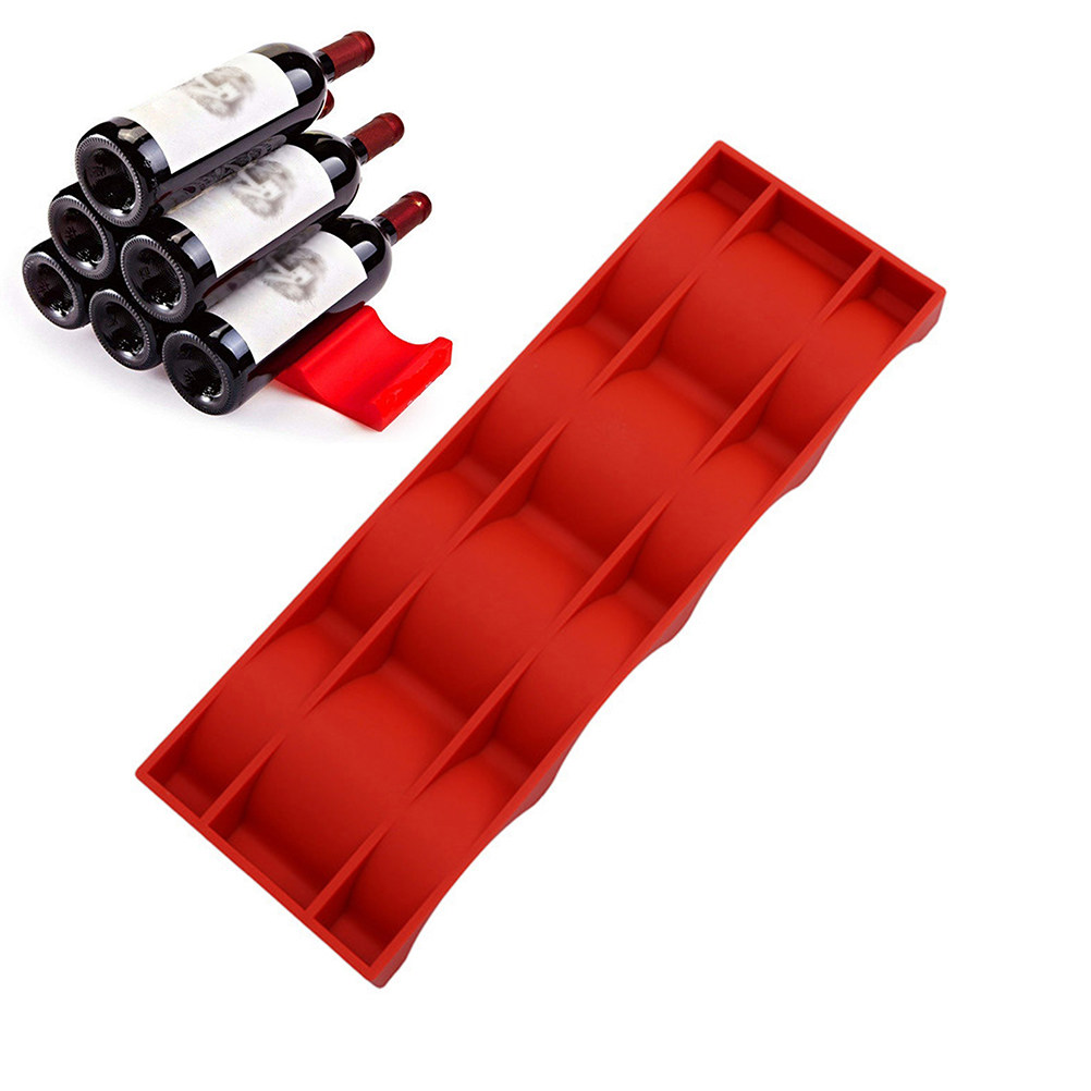 Wine Beer Fridge Cabinet - 飲料収納棚 ビール・ワインボトルラック オーガナイザーマット お手入れ簡単 折りたたみ式 省スペース