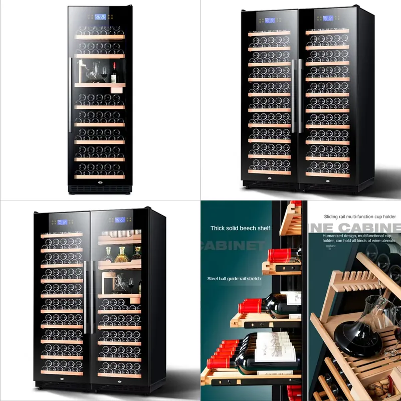 ワイン冷蔵庫用コンプレッサーバークーラー、ビール冷蔵庫、ゾー - Wine Beer Fridge Cabinet のレビューと価格