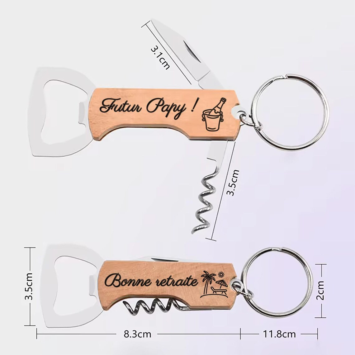 パーソナライズされたビール/ワインボトルオープナー、多機能ボ - Wine Beer Logo のレビューと価格