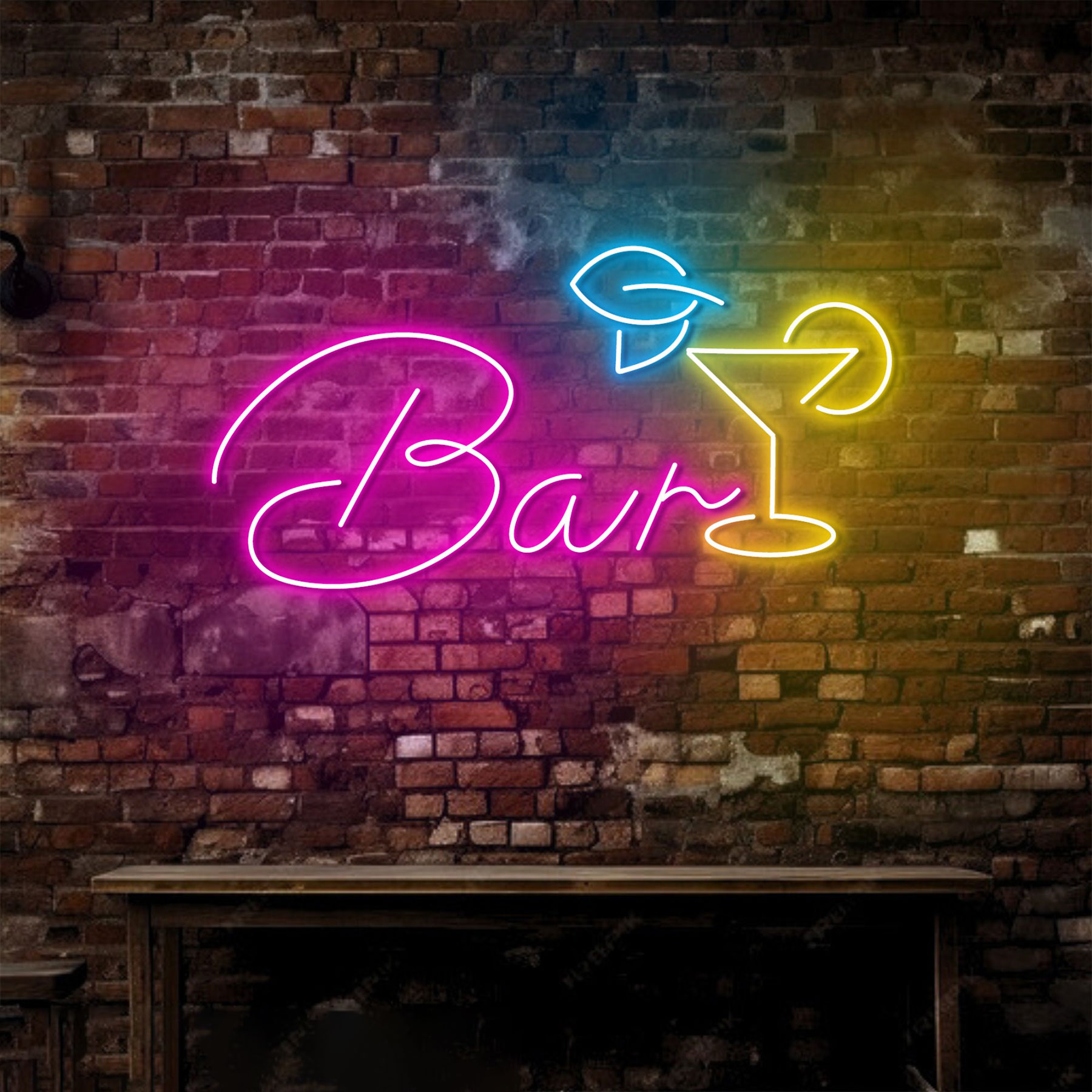 壁の装飾が施されたバーのネオンサイン,カクテルバー,ビール, - Wine Beer Pub のレビューと価格