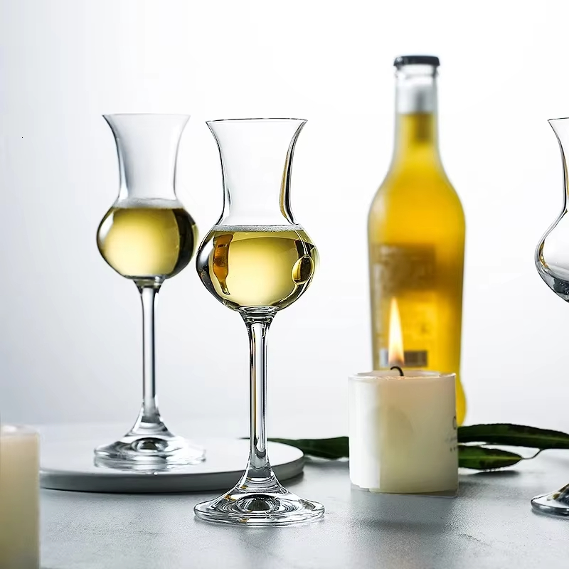 クリスタルウイスキーワインカップゴブレットノーズグラスラムリ - Wine Beer Rum のレビューと価格