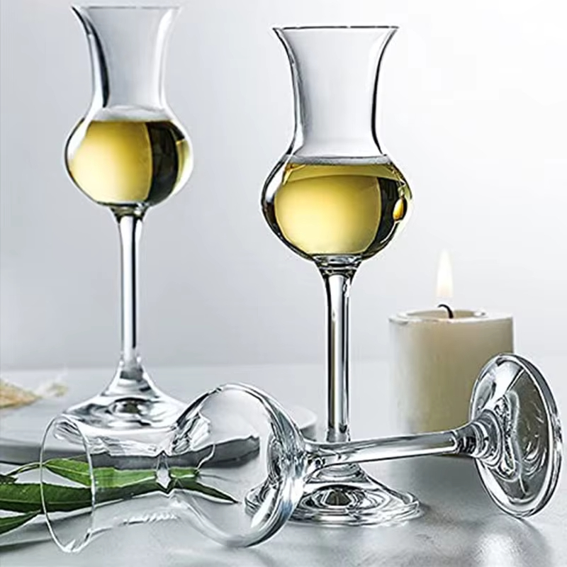 クリスタルウイスキーワインカップゴブレットノーズグラスラムリ - Wine Beer Rum のレビューと価格